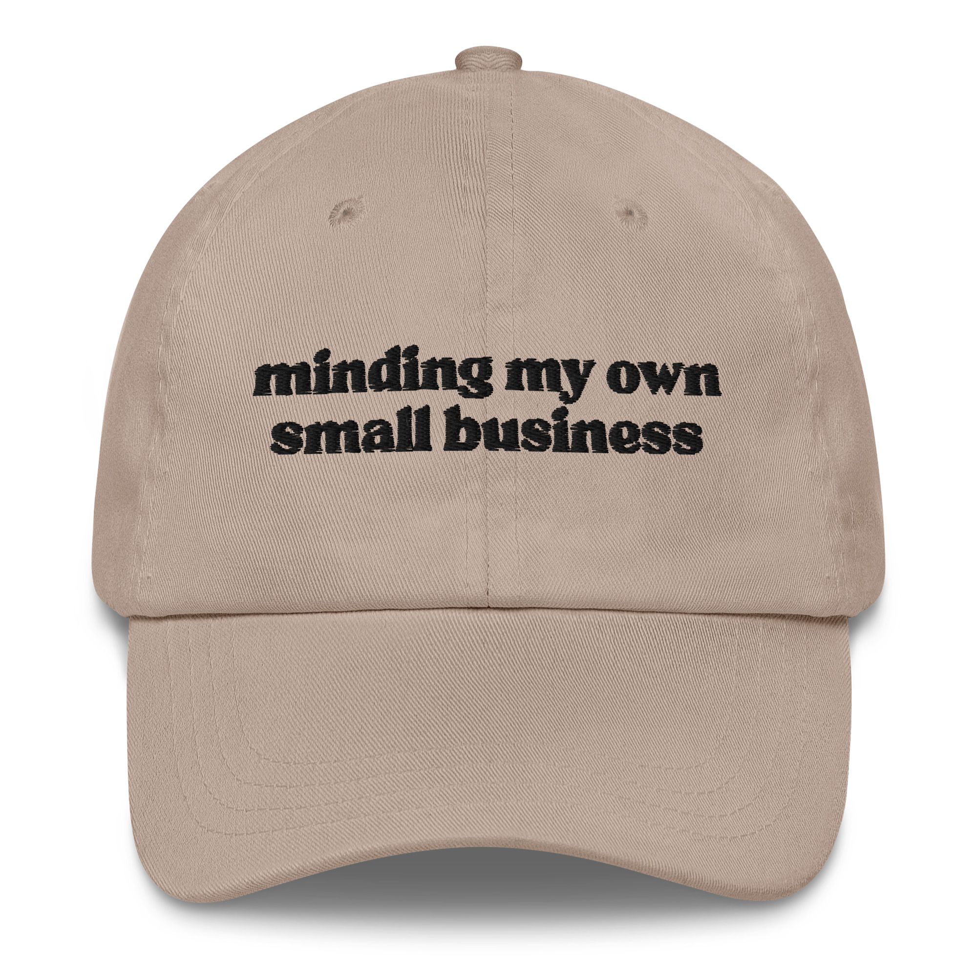 Minding My Own Small Business Embroidered Hat - Image 3