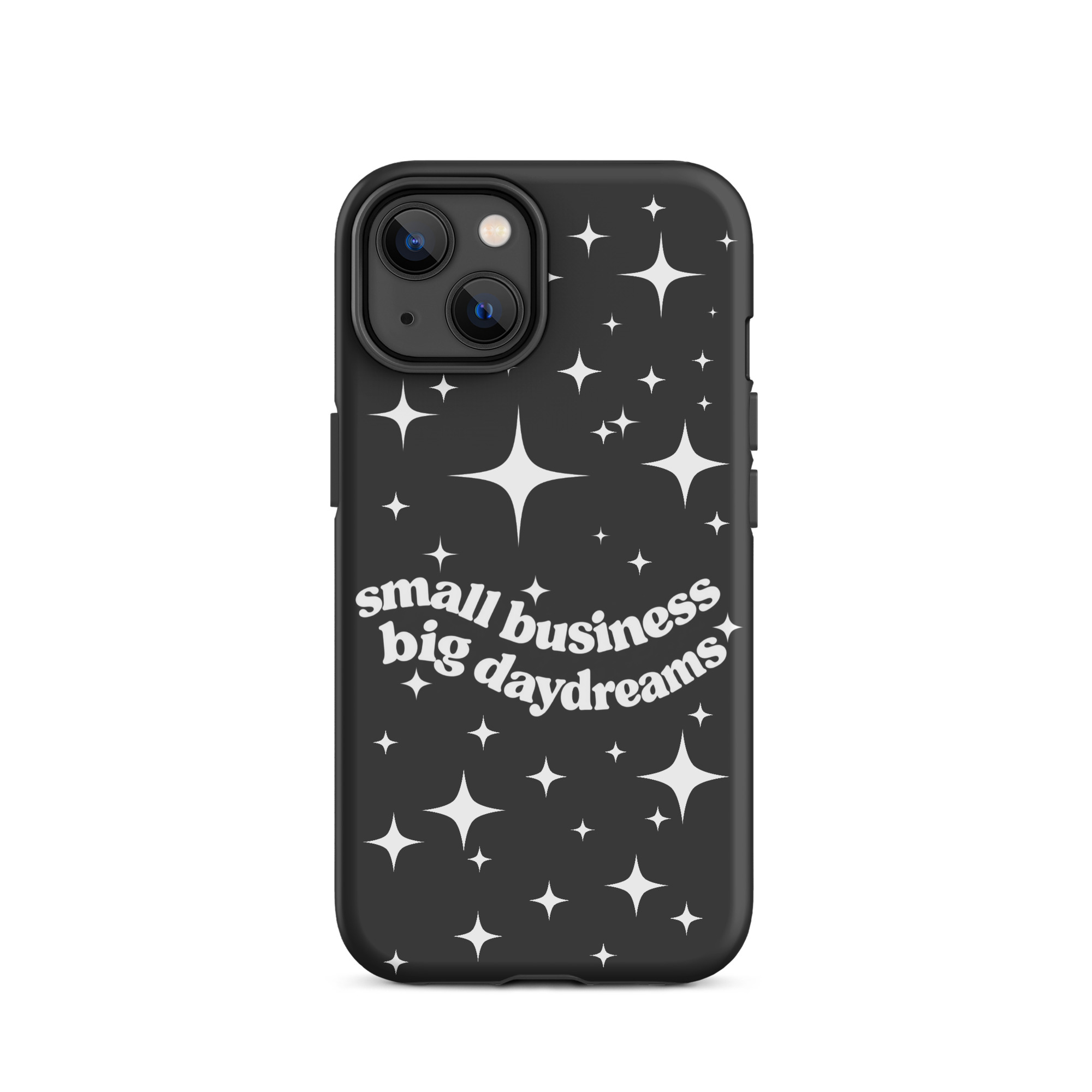 Small Business Big Daydreams (Black) Tough Case for iPhone® - Image 2