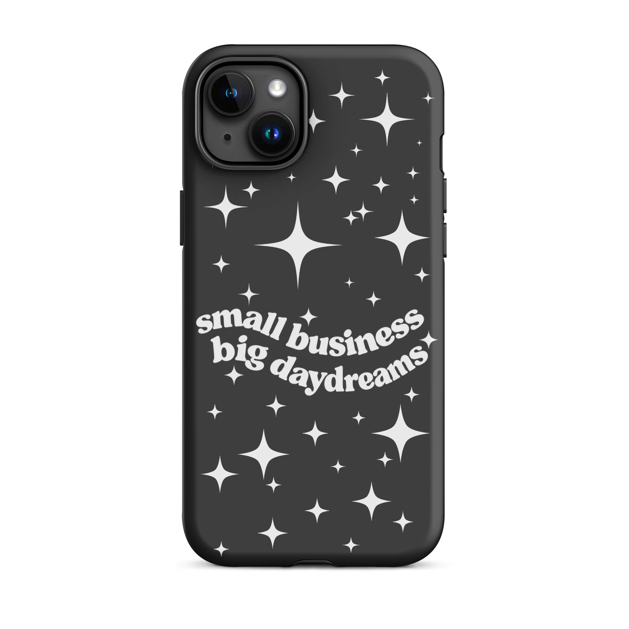 Small Business Big Daydreams (Black) Tough Case for iPhone® - Image 7
