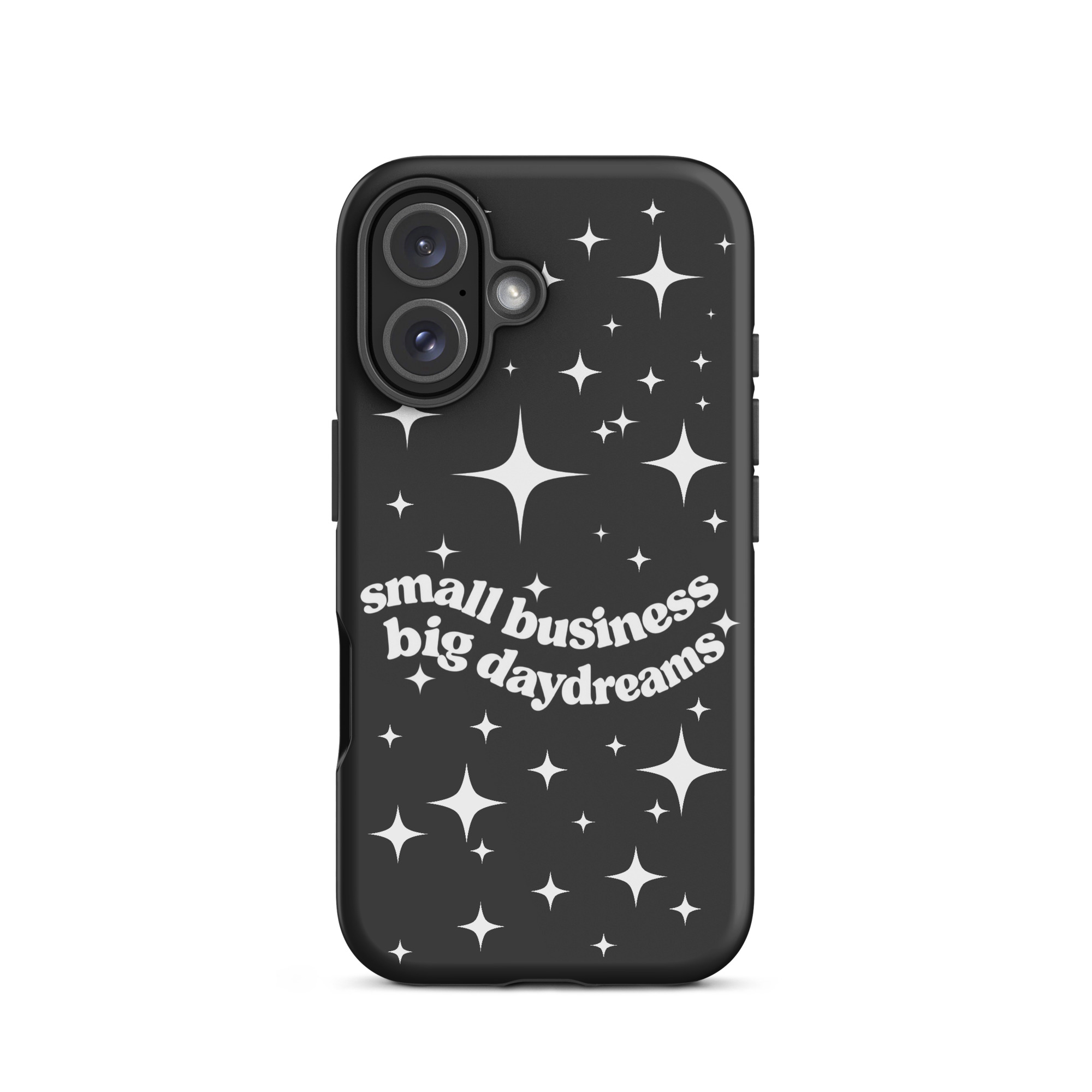 Small Business Big Daydreams (Black) Tough Case for iPhone® - Image 10